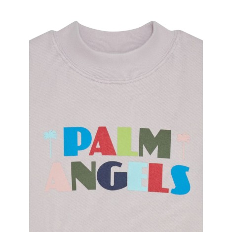 palm angels crew neck seasonal logo