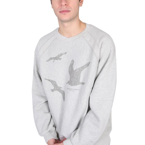 engineered garments crewneck sweatshirt