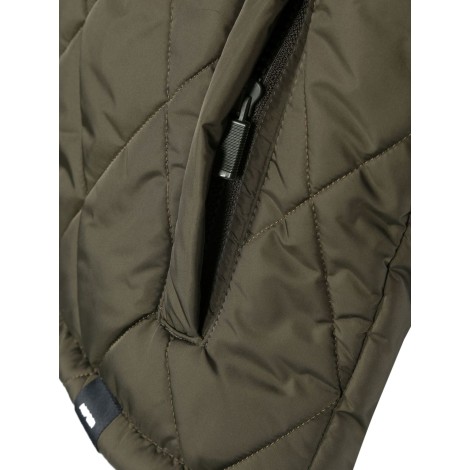 aspesi quilted down jacket with hood