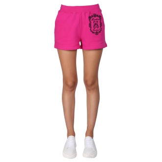 moschino shorts with logo