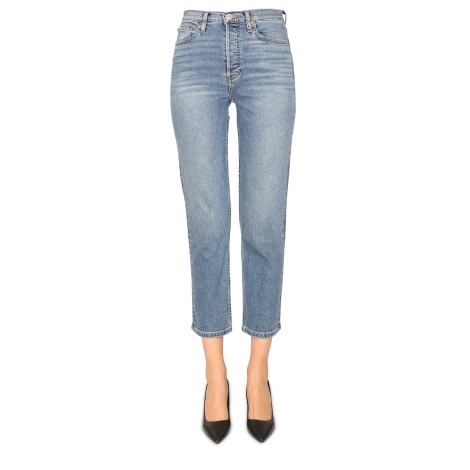 re/done cropped jeans