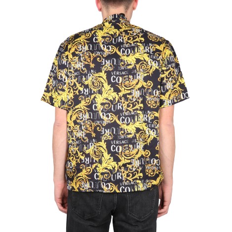 versace jeans couture shirt with logo