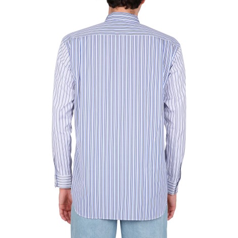 comme des garcons shirt shirt with striped pattern