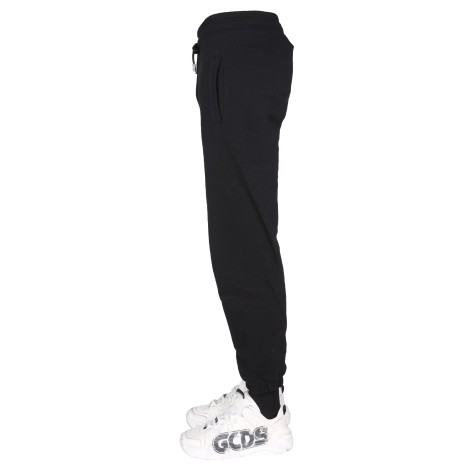 gcds jogging pants with logo print