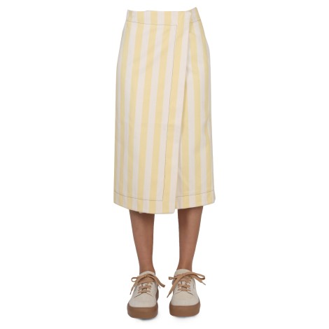 sunnei striped pattern skirt