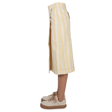 sunnei striped pattern skirt