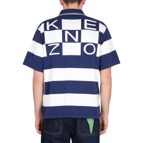 kenzo polo shirt 'nautical stripes'