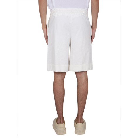 jil sander cotton bermuda shorts