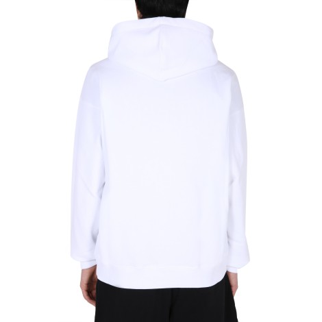 moschino sweatshirt with zip