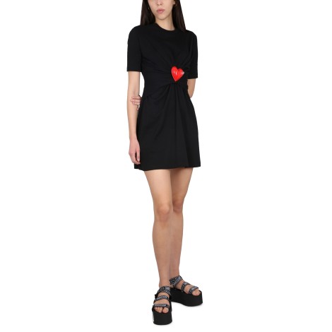 moschino inflatable hearts dress