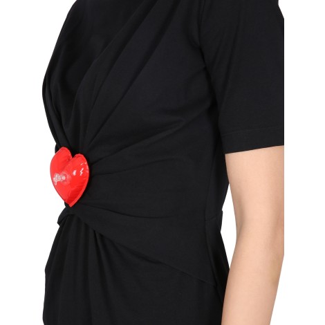 moschino inflatable hearts dress