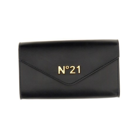 n°21 wallet with chain and logo