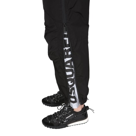 dsquared trousers with logo print
