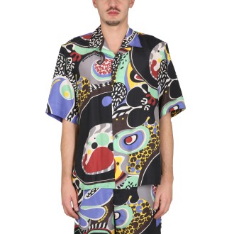 moschino psychedelic print shirt