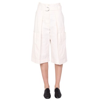lemaire belted bermuda shorts