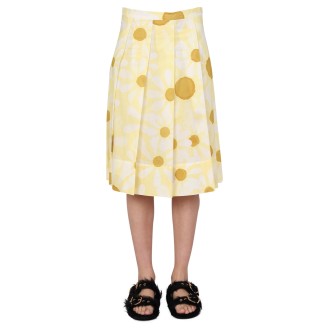 marni floral print skirt