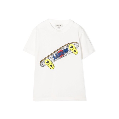 lanvin t-shirt stampa skateboard