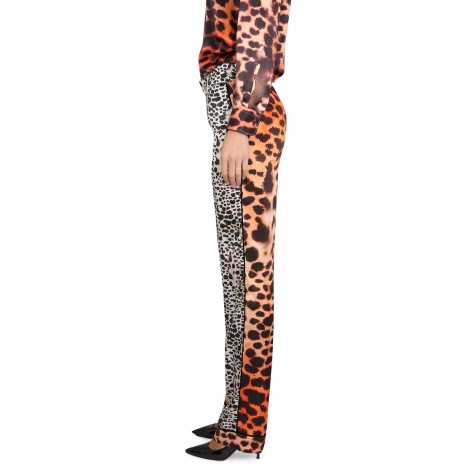 roberto cavalli moray eel print pants