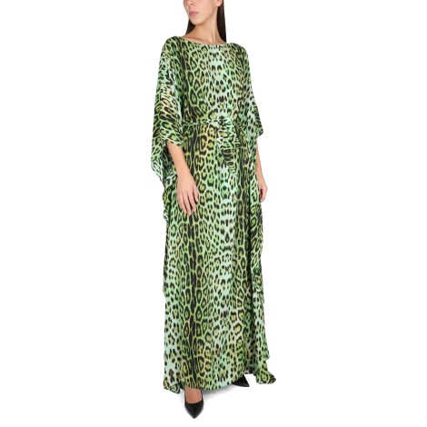 roberto cavalli animal print dress