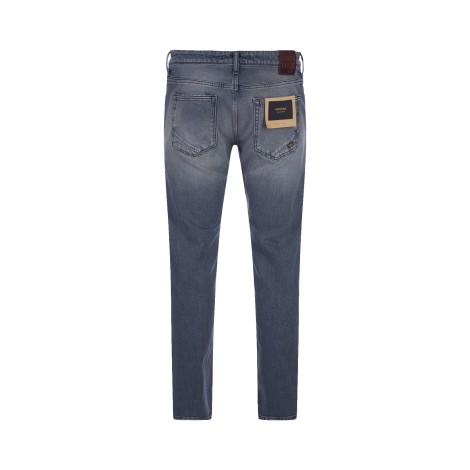 INCOTEX BLUE DIVISION Jeans Slim Fit In Denim Slavato Blu Medio
