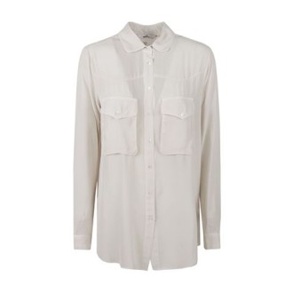 Camicia SAFARIWEST, di Mason', da donna, colore bianco. Modello con colletto classico e maniche lunghe. Chiusura con bottoni. 