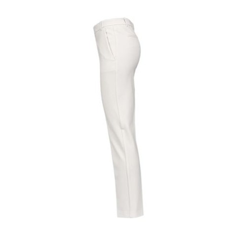 Pantalone BELLO 117, di Pinko, da donna, colore bianco. Modello cigarette-fit, realizzato in tessuto tecnico di viscosa stretch lavorato punto stoffa dal particolare effetto scuba. Tasche alla francese davanti e a filetto sul retro. Foderati in 