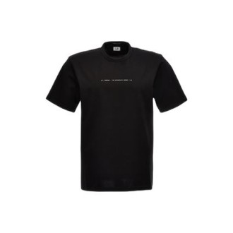 T-shirt di CP Company, da uomo, colore nero. Realizzata in jersey di cotone con stampa slogan. 