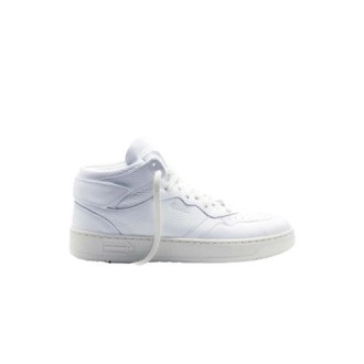 Sneakers di 4FOURLINE, da uomo, colore bianco. Modello stringato alto, realizzato in gomma. Caratterizzato da suola alta e patch personalizzabile. 