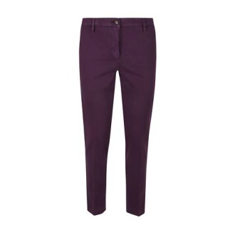 Pantalone di Briglia 1949, da donna, colore viola. Modello chino, tinta unita. 