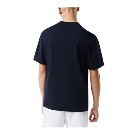 T-shirt di LACOSTE, da uomo, colore blu. Modello a maniche corte, realizzato in cotone. Caratterizzato da dettaglio logo grande sul petto metà con uno stile vivace. Scollo rotondo. Vestibilità regolare. 