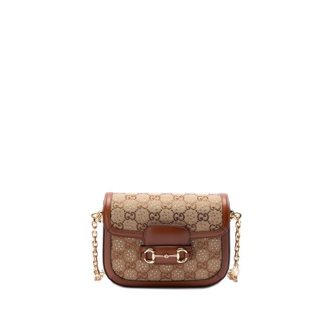 Gucci `Gucci Horsebit 1955 Gg` Mini Bag
