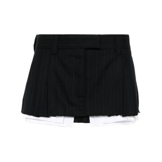 Miu Miu Pinstriped Skirt