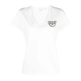 Pinko `Turbato` V-Neck T-Shirt