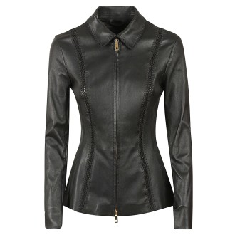 Desa - Leather Jacket Black