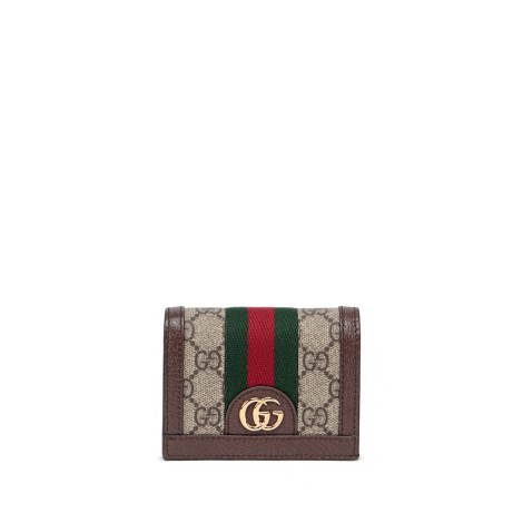 Gucci `Ophidia Gg` Card Case Wallet