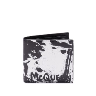 Alexander McQueen `Jacket Printed Iris` Wallet