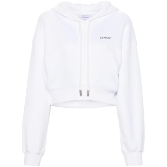 Off White `Xray Arrow` Cropped Hoodie 