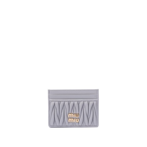 Miu Miu Matelassé Nappa Leather Card Holder
