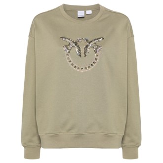 Pinko `Nelly Logo Birds` Sweatshirt