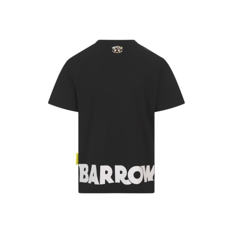 BARROW T-Shirt Nera Con Logo Lettering