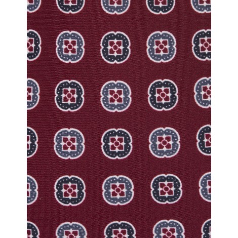 KITON Cravatta Bordeaux Con Pattern