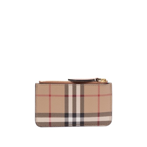 Burberry `Kelbrook` `Check` Coin Case With Strap