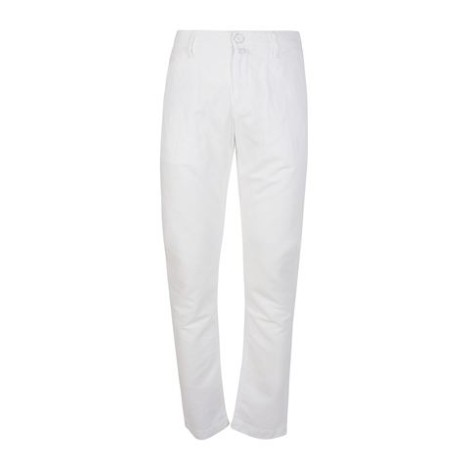 Pantalone di Jacob Cohen, da uomo, colore bianco. Modello slim fit con tasche america. Passanti per cintura alla vita e chiusura con zip e bottone. 