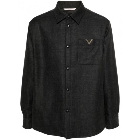 Valentino Garavani `V Detail` Shirt Jacket