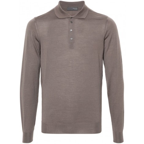 Drumohr Long Sleeve Polo Shirt