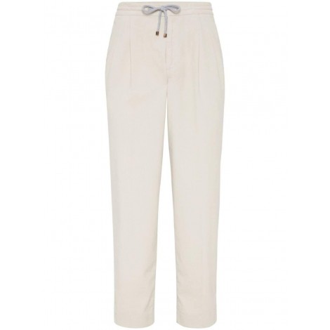 Brunello Cucinelli Garment-Dyed Leisure Fit Pants