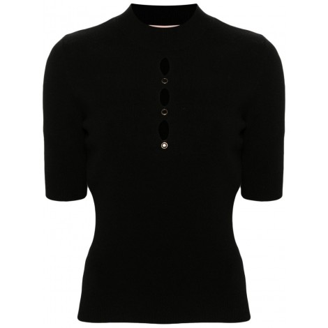 Twin Set Mock-Neck Sweater