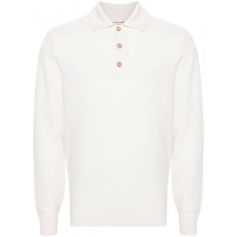Brunello Cucinelli Knit Polo With Long Sleeves