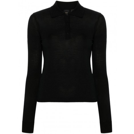 Pinko `Liquoroso` Polo-Neck Sweater
