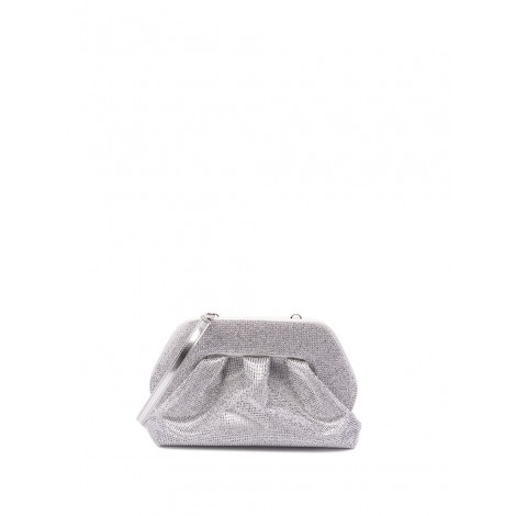 Themoirè `Tia Strass` Clutch Bag